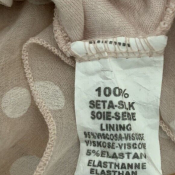 Brand New Piazza Roma Silk Polka Dot Sleeveless Top - Picture 3 of 11